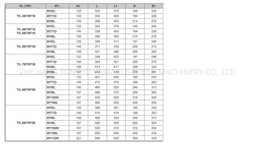 Ts Helical Geared Motor