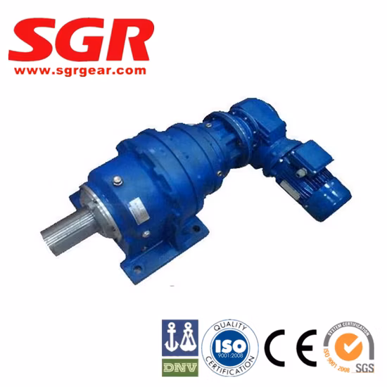 Boîte de vitesses planétaire à grand couple de sortie à angle droit avec moteur